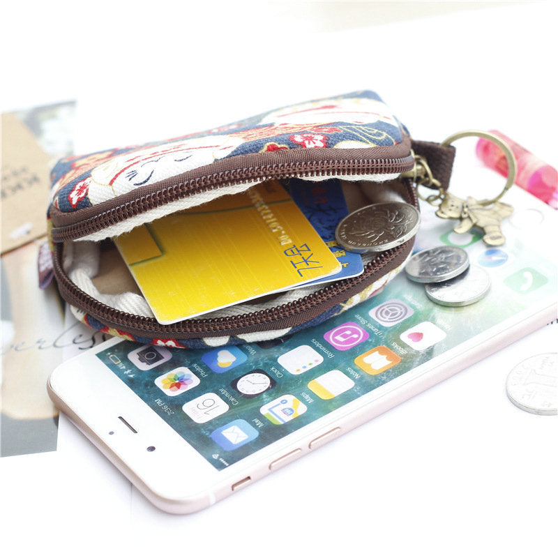 New Coin Purse Shell Small Cloth Bag Cute Girl Small Wallet Japanese Small Bag Coin Storage Bag