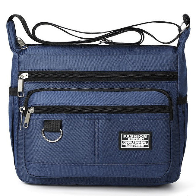 Messenger Bag Men's Casual Waterproof and Hard-Wearing Business Portable Backpack