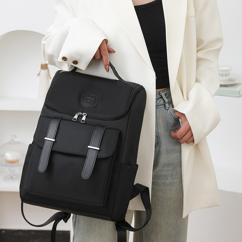 Fashionable Waterproof Backpack for Women with Large Capacity, Anti-Theft Design and Stylish Minimalist Look