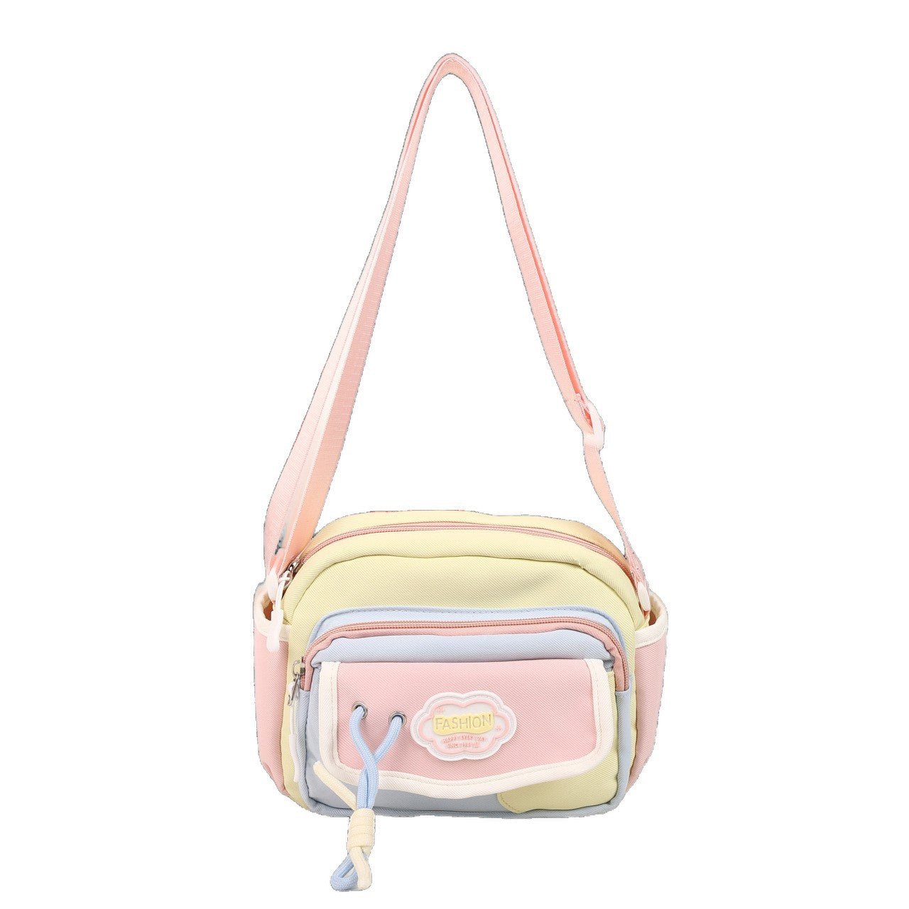 Japanese Cute Contrast Color Messenger Bag Female New Student Everyday Joker Fashion Fresh Shoulder Bag