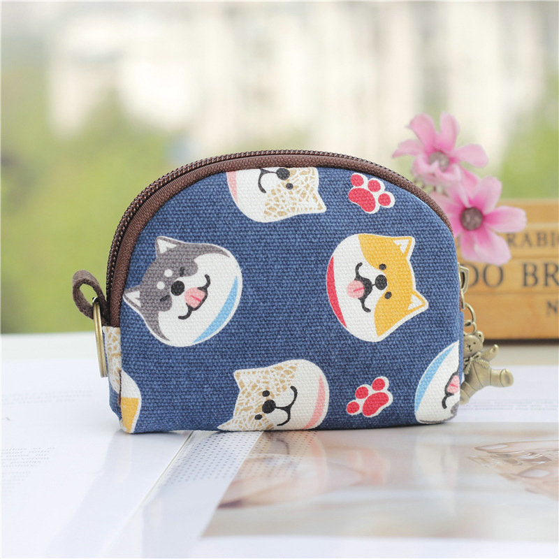 New Coin Purse Shell Small Cloth Bag Cute Girl Small Wallet Japanese Small Bag Coin Storage Bag