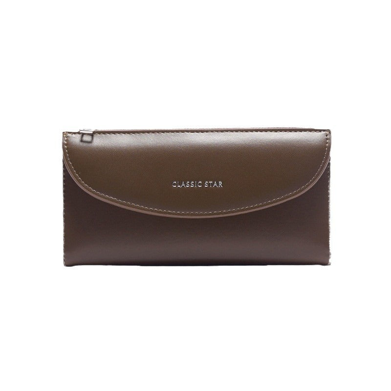 Elegant Long Wallet for Women with High Capacity, PU Leather Design, Anti-Theft & Lightweight, Perfect for Daily Use