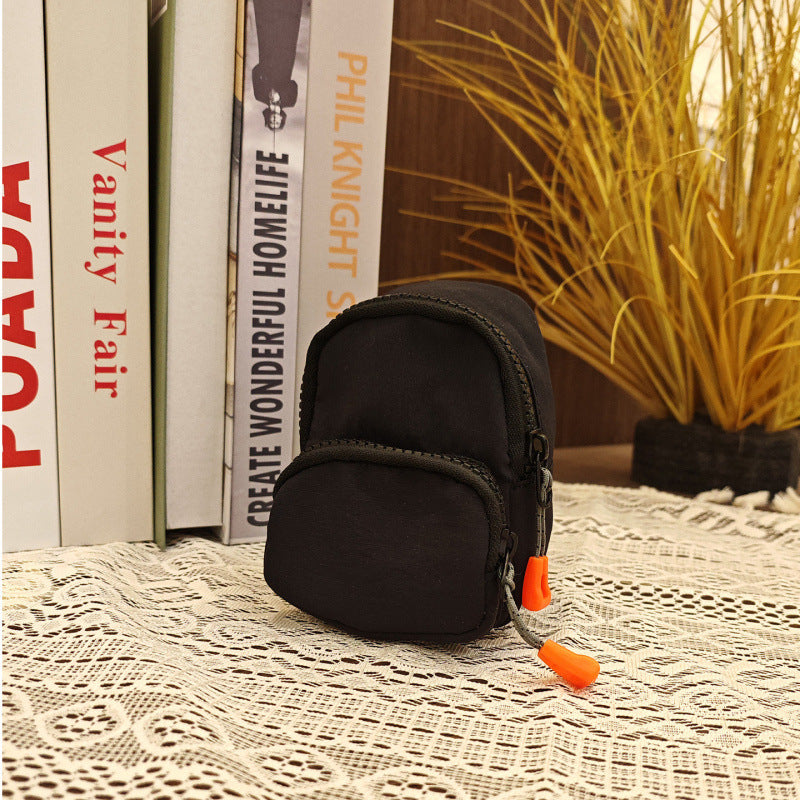 Minimalist Color-blocked Compact Wallet Bag for Daily Use and Casual Styling