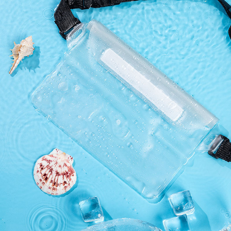 Three-Layer Sealed Transparent Mobile Phone Waterproof Bag Suitable for Swimming Mountaineering Beach Outdoor Sports