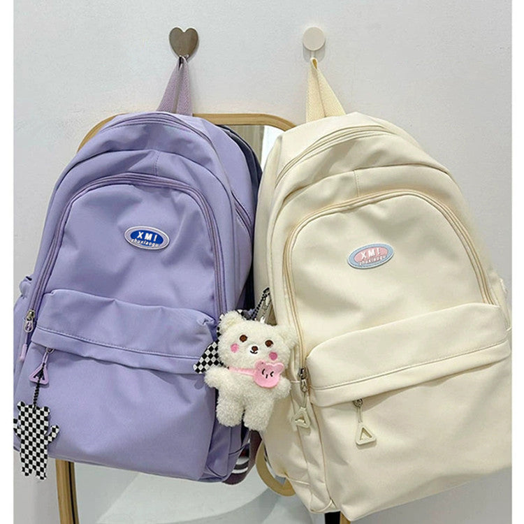 Schoolbag Female Japanese High School Student Backpack Middle School Student Youth Sense Waterproof and Hard-Wearing Backpack