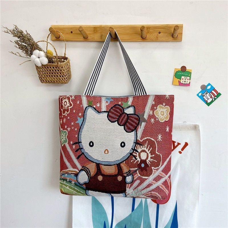 Outdoor Casual Shoulder Bag Women's Summer New Arrival Portable One-Shoulder Canvas
