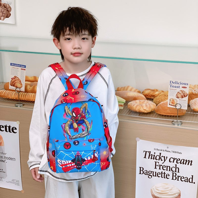 New Cartoon Children's Bags Portable All-Match Boys Ultraman Backpack Burden Reduction Kindergarten Backpack