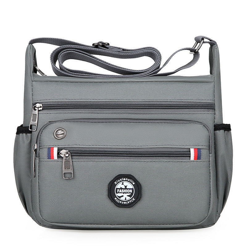 New Fashion Multi Compartment Cross Body Bag Business Leisure Dual-Use Large Capacity Nylon Shoulder Bag Commuter Travel Essential