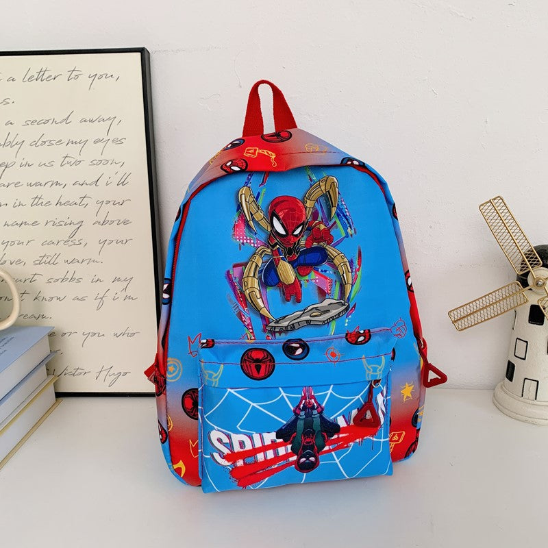 New Cartoon Children's Bags Portable All-Match Boys Ultraman Backpack Burden Reduction Kindergarten Backpack