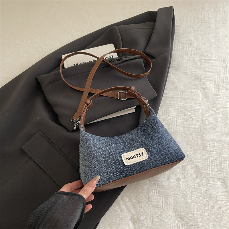 High-Grade Bag Women's New Commuter Underarm Bag Fashion Simple Special-Interest Design Shoulder Messenger Bag