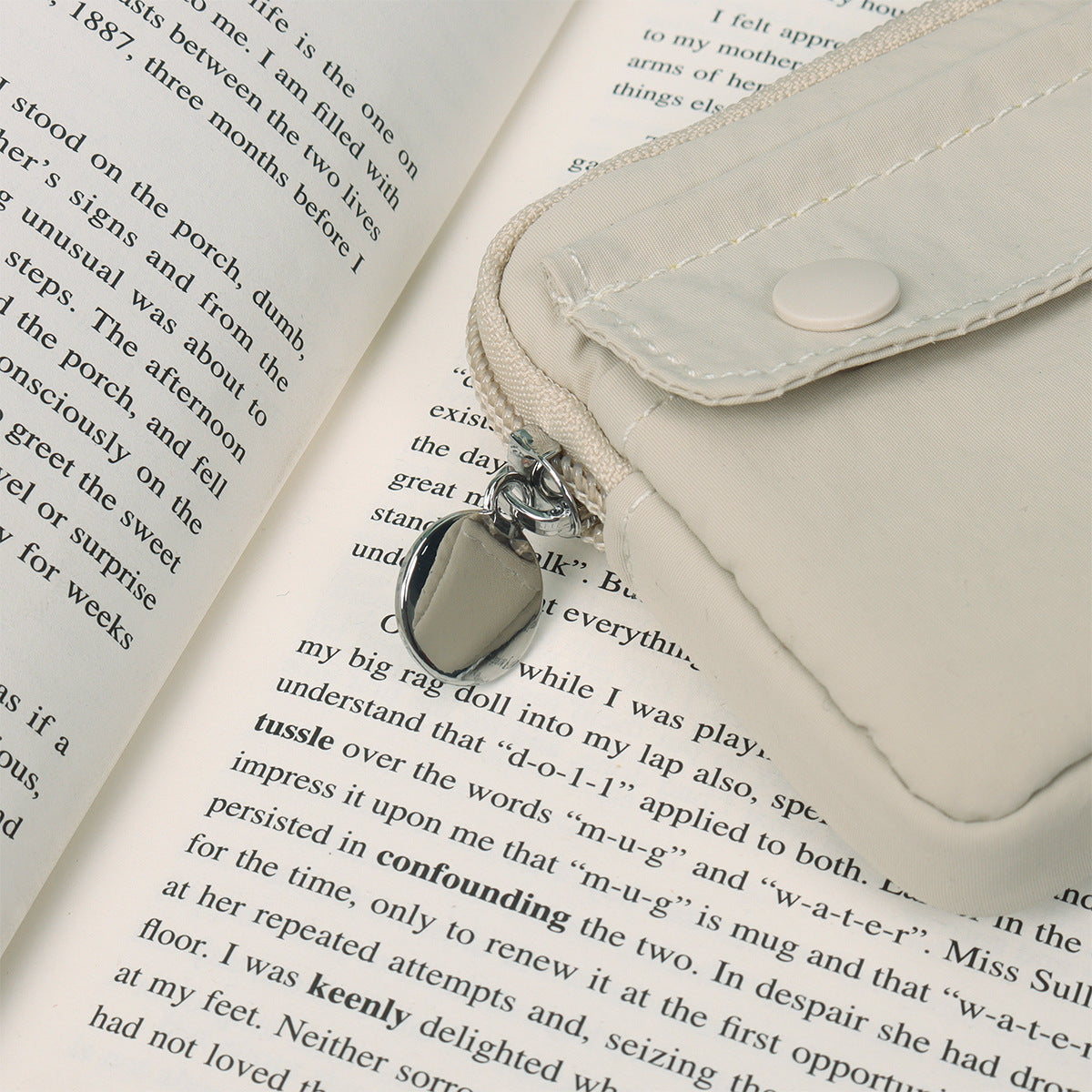 Japan and South Korea Zipper Change Waterproof Storage Bag Cute Simple Large Capacity Card Holder Driving License Clutch Fashion