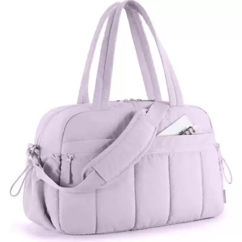 Hot Sale Women's Bag New Large-Capacity Short-Distance Travel High-Grade Yoga Fitness Portable Cotton-Padded Jacket