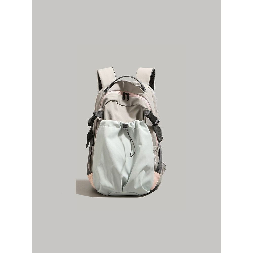 Nylon Backpack Women's Fashion Large Capacity Lightweight Backpack Junior High School Student Short-Distance Travel Bag