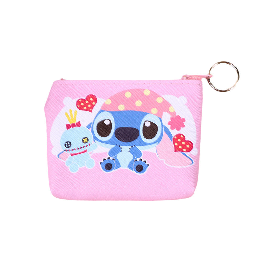 Korean Style Schoolbag Children's Creative New Cartoon Card Stitch Coin Purse Small Storage