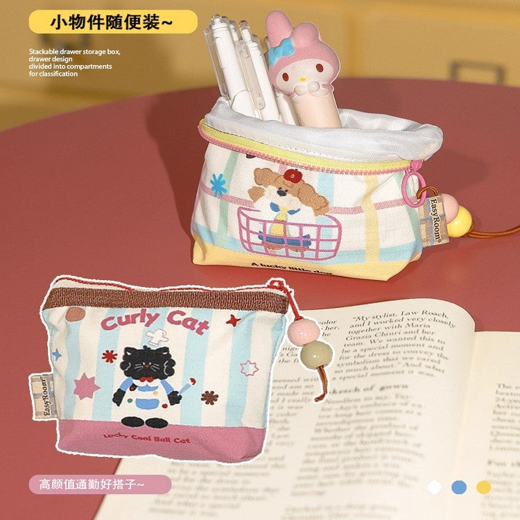 Women's Buggy Bag Travel Makeup Headset Data Cable Medicine Portable Dispensing Waterproof Coin Purse