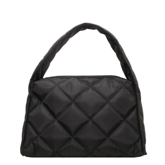 Tote Bag Women's New Fashion Rhombus Shoulder Bag Casual Simple Handbag