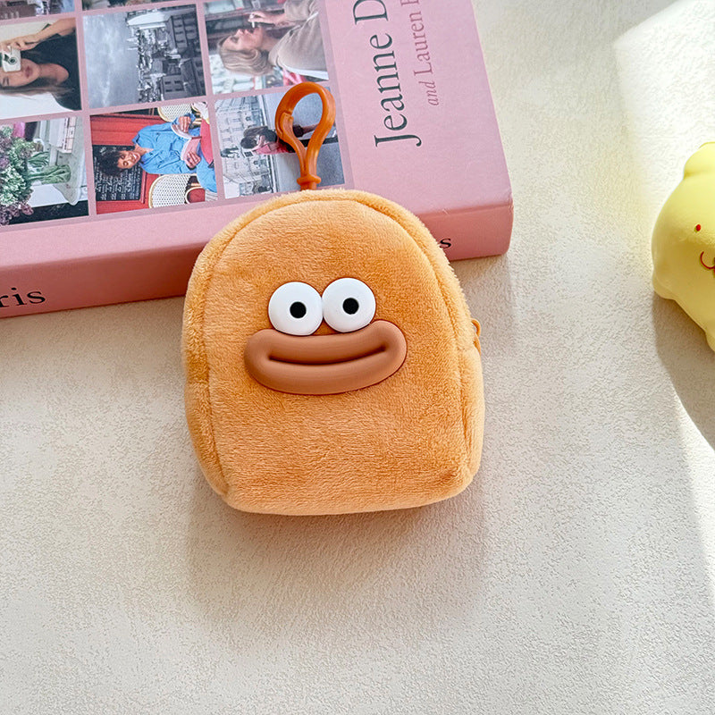 Cute Cartoon Big Mouth Coin Purse Ugly and Cute Sausage Mouth Storage Bag Mini Portable Earphone Bag