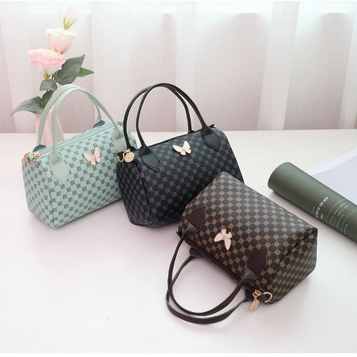 Pattern Cloth Pillow Bag Female Fashion Mobile Phone Bag Niche Fashion Korean Style Cosmetic Bag Bag