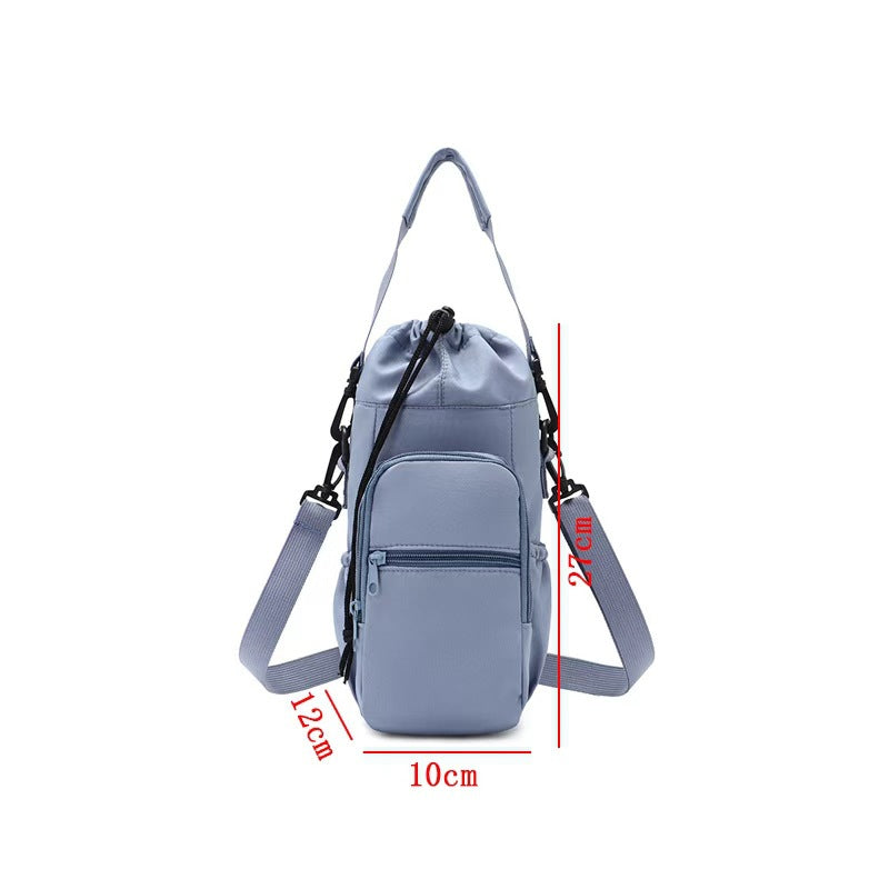 Polyester Kettle Bag Men's and Women's Multi-Functional Waterproof Outdoor Cycling Sports Thermal Insulation Kettle Lightweight Compact Mobile Phone Bag