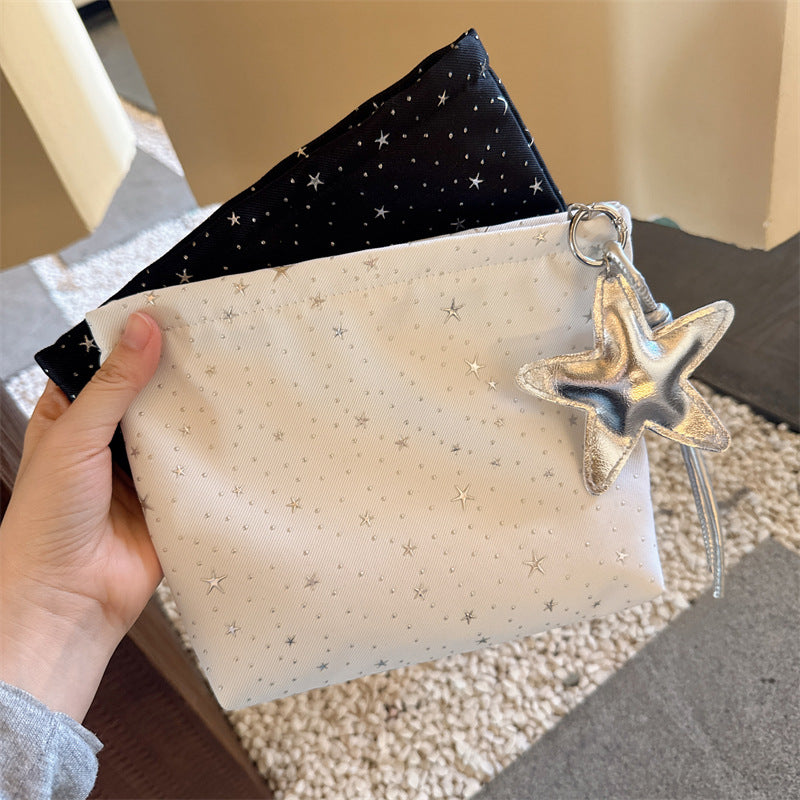 INS Style Women's Cosmetic Bag Large Capacity Buggy Bag Simple Fantasy Girls' Favorite Clutch