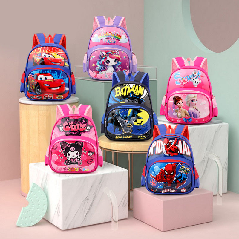 Captain America Kids Backpack Cartoon Anime Design Waterproof Lightweight School Bag for Preschool Children