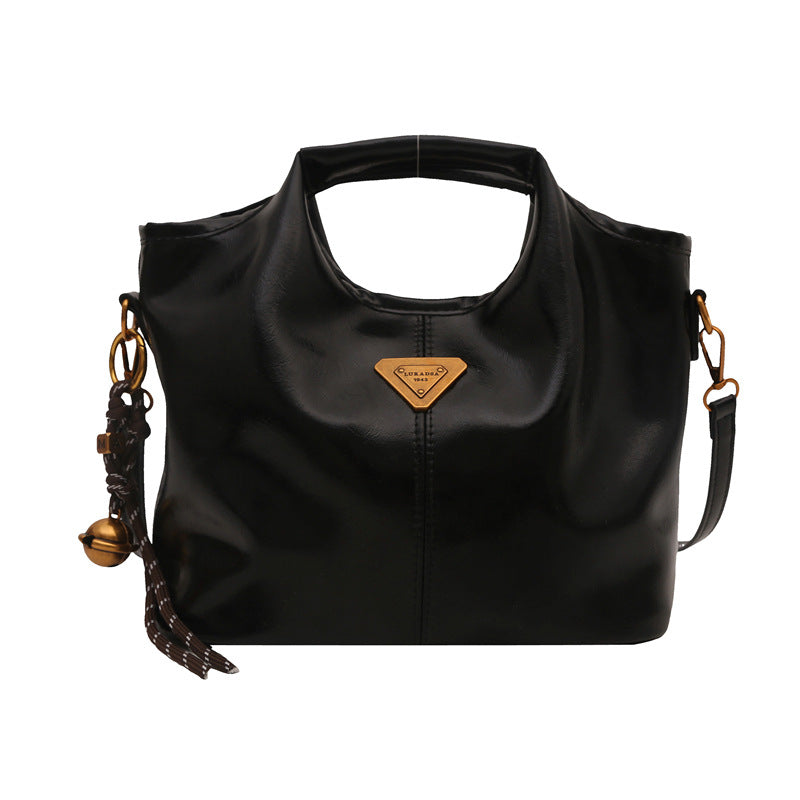 Vintage Tote Women's Summer New Commuter Large Capacity Shoulder Messenger Bag Mother and Child Bag