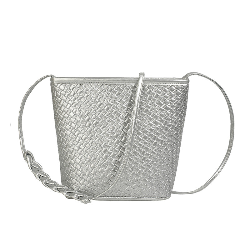 Bucket Bags Women's High-Grade Korean-Style Fashion All-Match Trendy One-Shoulder Bag Handbag Early Spring Messenger Bag