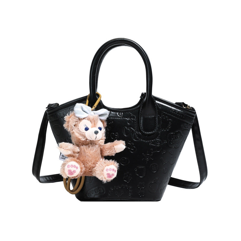 New Women's Bucket Bag Casual Simple Shoulder Bag Everyday Joker Trendy Bag