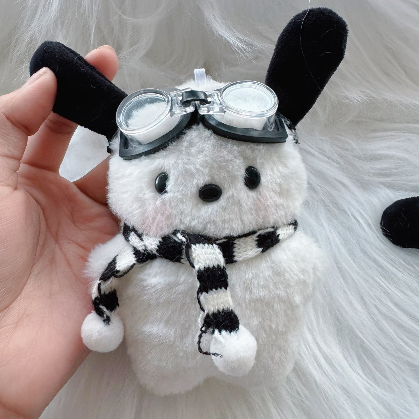 Cute Plush Pacha Dog Figurine Doll Handbag Pendant Creative Blush Puppy Doll Pendant