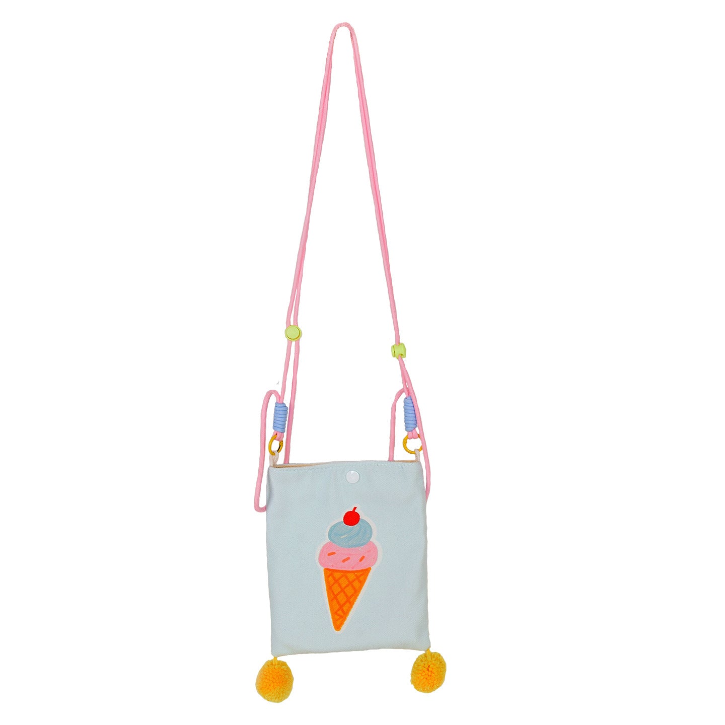 Cute Cartoon Printed Children's Students' Crossbody Bag Dessert Pattern Venonat Decoration Small Square Bag
