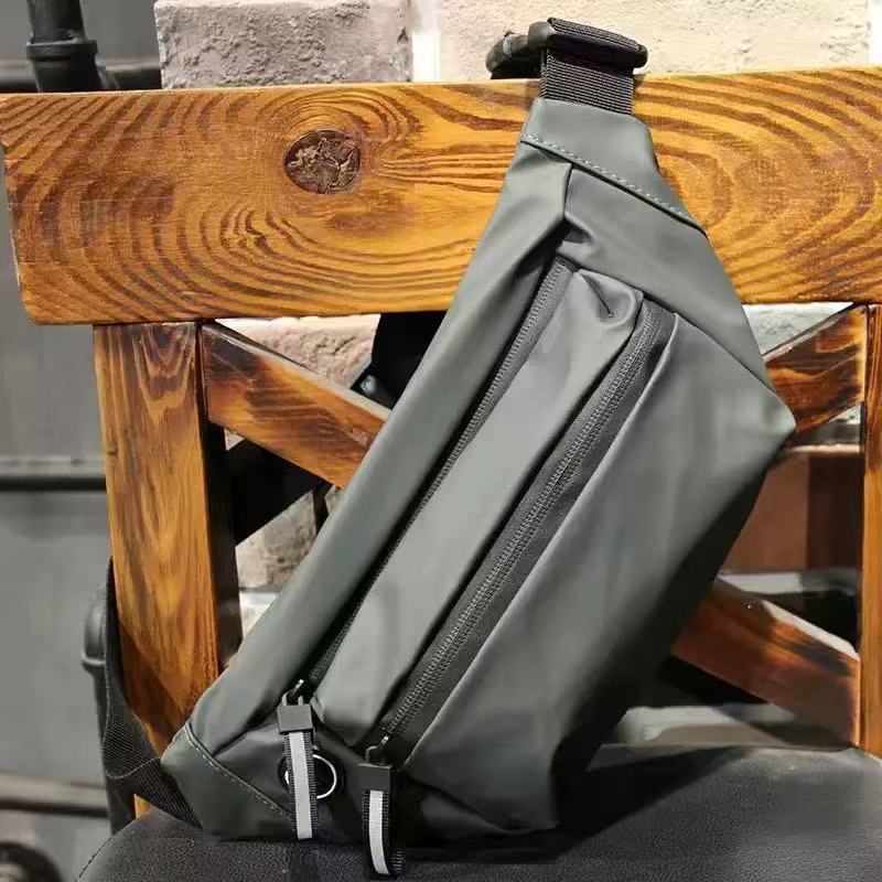 Fashionable Men's Waist Bag with PU Leather, Durable Design for Outdoor Travel and Casual Wear
