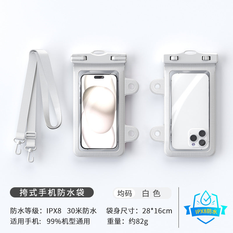 Waterproof Crossbody Phone Pouch with Touch Screen, IPX8 Rated for Swimming, Diving, Outdoor Adventures