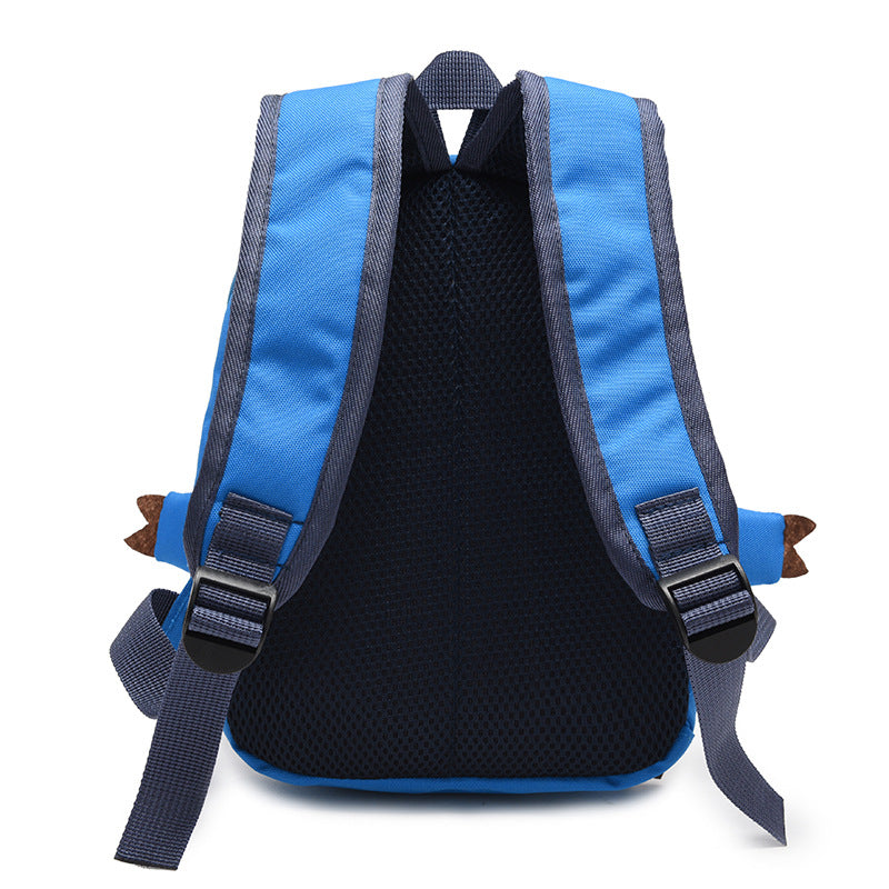 Cute Dinosaur Backpack for Kids Toddler School Bag Cartoon Design Anti-theft Lightweight Dual Shoulder Bag