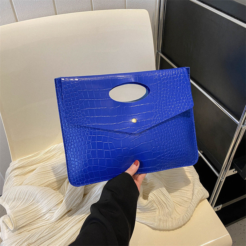 Clutch Simple Retro Fashion Korean Style New Casual Large Capacity Trendy Tote Bag