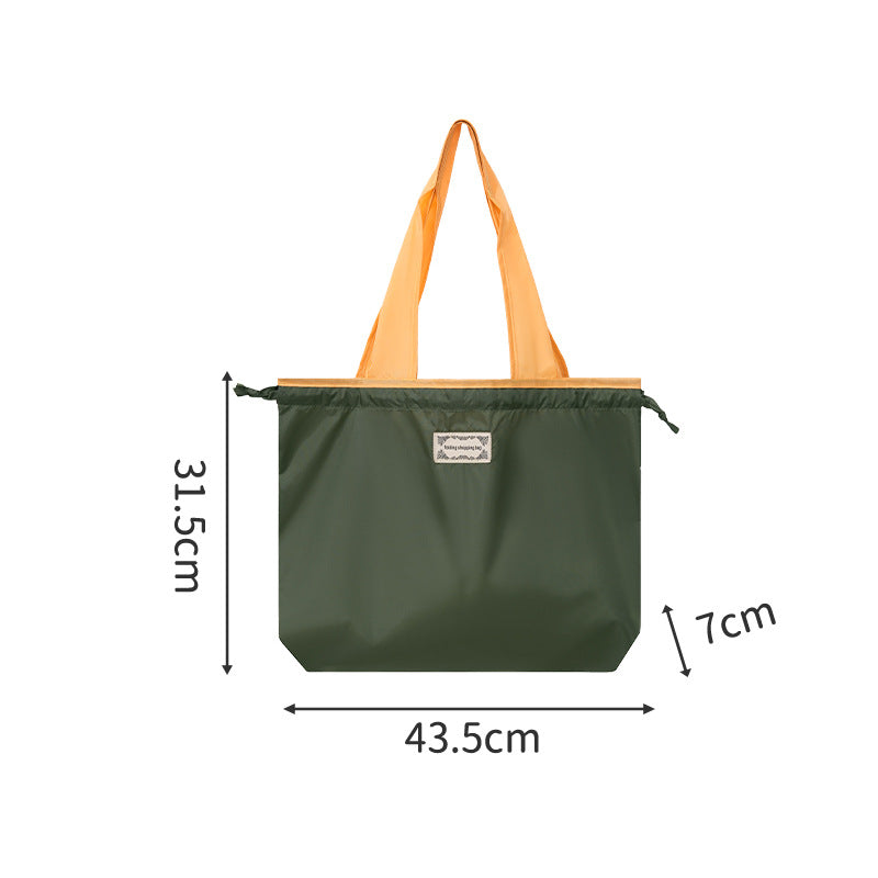 Foldable Shopping Bag Portable Supermarket Eco-friendly Bag Fashion Portable Grocery Bag Eco-friendly Shopping Handbag