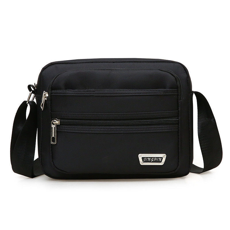 Fashionable Nylon Shoulder Bag with Multiple Pockets for Men and Women, Perfect for Daily Commute and Travel