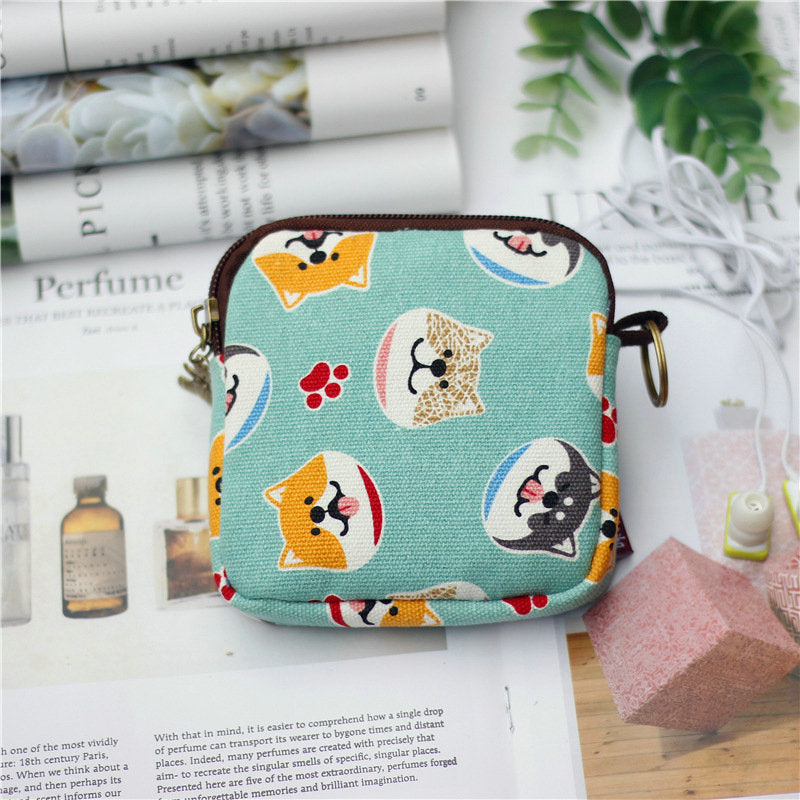 New Coin Purse Shell Small Cloth Bag Cute Girl Small Wallet Japanese Small Bag Coin Storage Bag