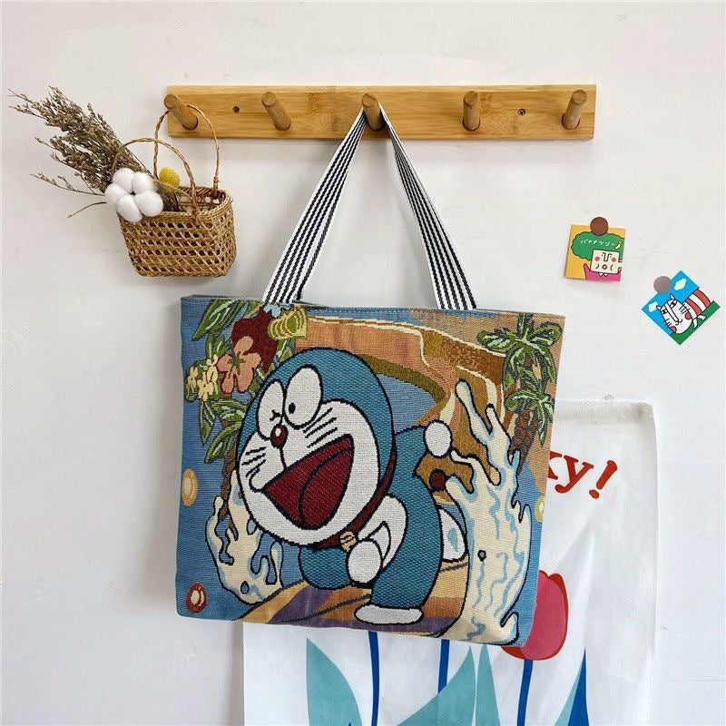 Outdoor Casual Shoulder Bag Women's Summer New Arrival Portable One-Shoulder Canvas