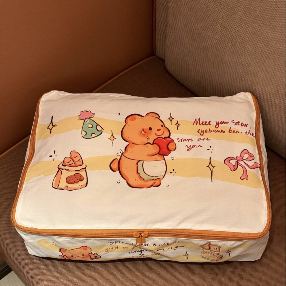 Foldable Storage Bag Luggage Cat Storage Bag Waterproof Portable Clothes Underwear Underwear Shoes Packing Bag