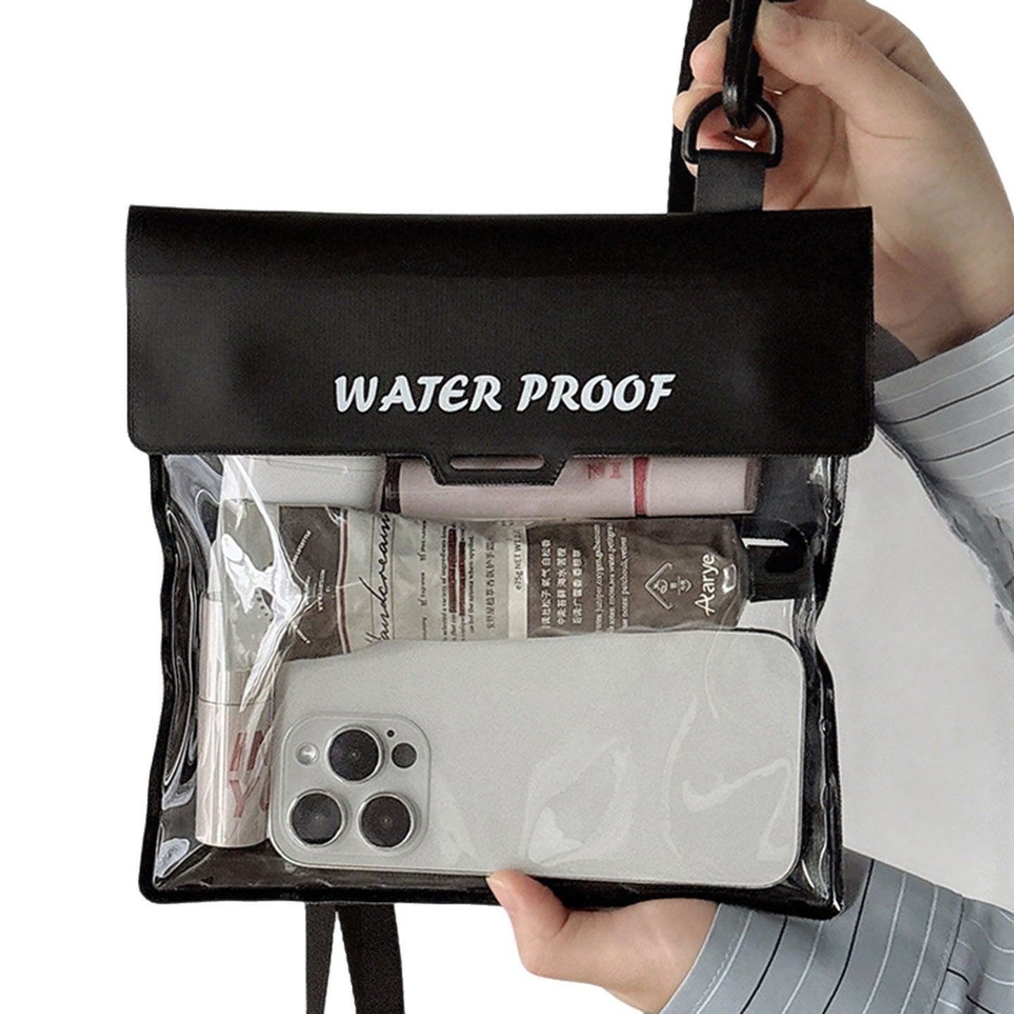 Waterproof Touch Screen Cell Phone Storage Bag Swimming Diving Outdoor Large Capacity Crossbody Multifunctional Storage Bag