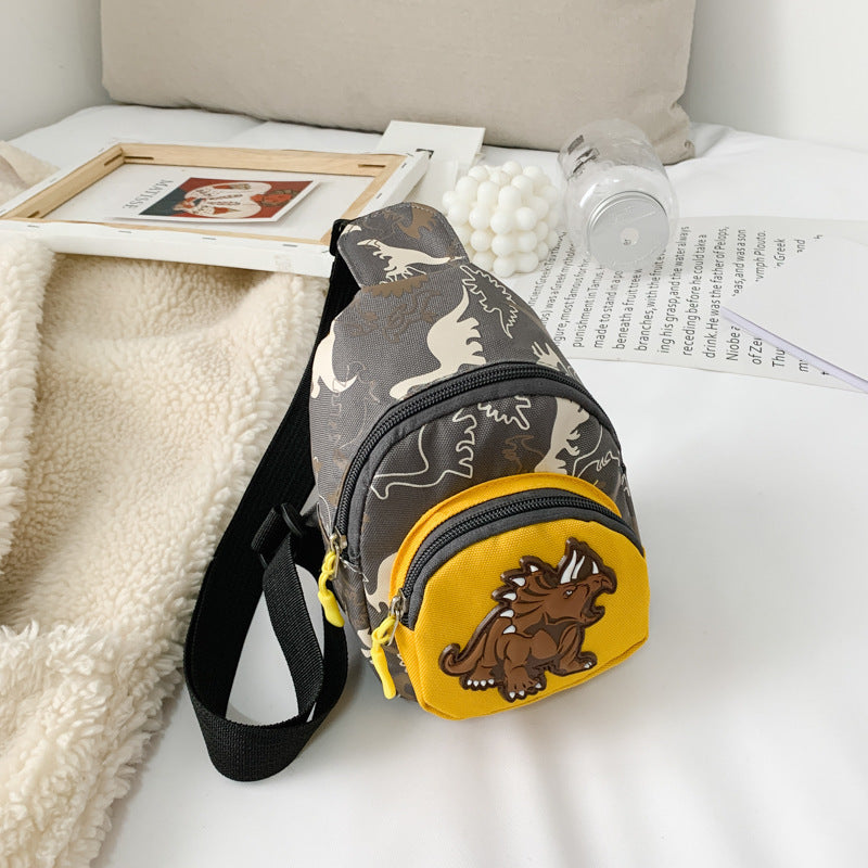 New Children's Pockets Boys Dinosaur Crossbody Fashion Kids Chest Bag Coin Purse