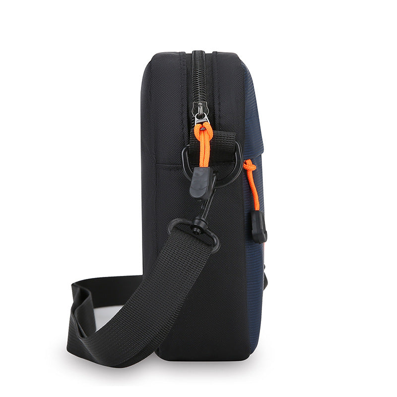Men's Fashion Messenger Bag Outdoor Travel Multifunctional Shoulder Bag Expansion Design Trendy Backpack