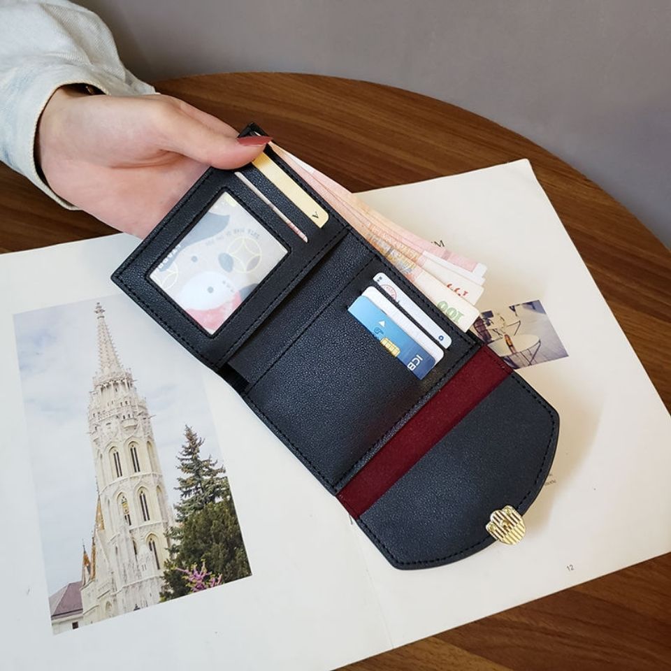 New Patchwork Snake Pattern Wallet Small Wallet Women's Short Europe and America Wallet Fashion Coin Purse Fashion