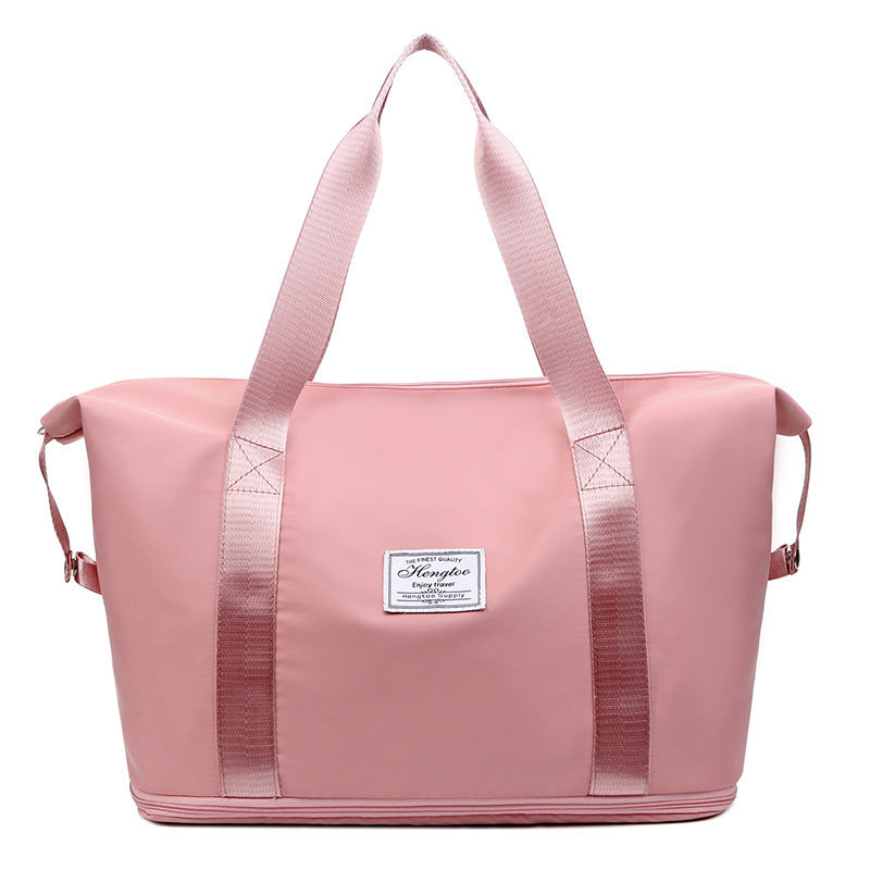 Travel Bag Women's Short-Distance Luggage Bag Portable Large Capacity Buggy Bag Foldable and Portable Travel Bags Storage Bag