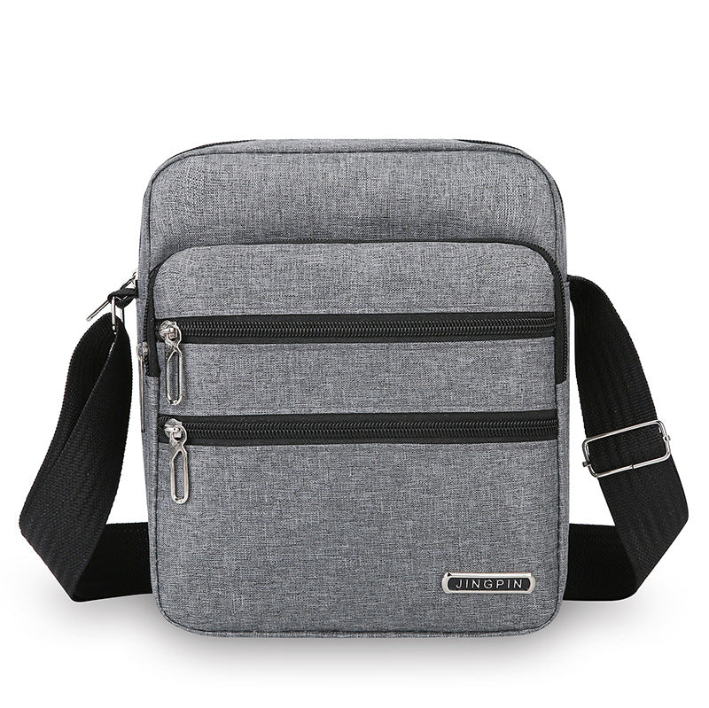 Fashionable Nylon Shoulder Bag with Multiple Pockets for Men and Women, Perfect for Daily Commute and Travel