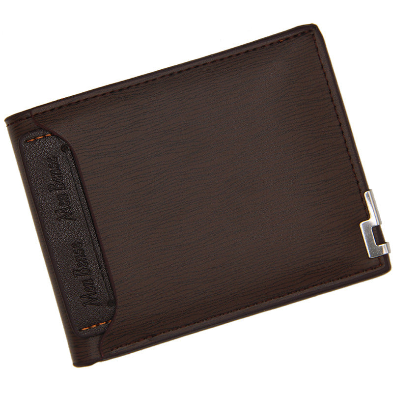 Slim Men's Wallet with Multiple Card Slots, Lightweight and Expandable Design for Everyday Use