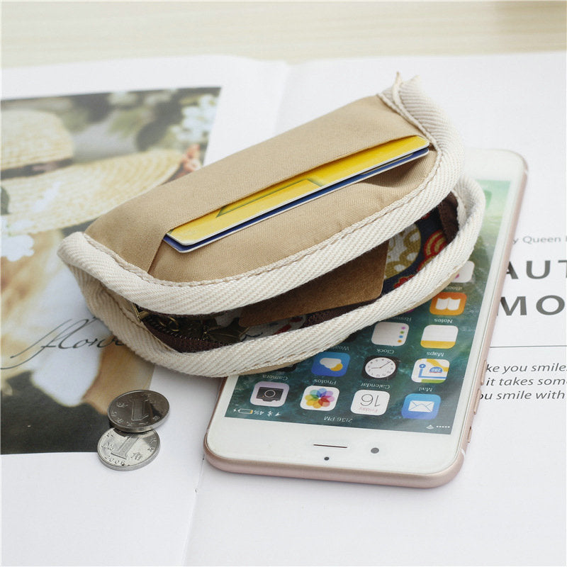 New Coin Purse Shell Small Cloth Bag Cute Girl Small Wallet Japanese Small Bag Coin Storage Bag