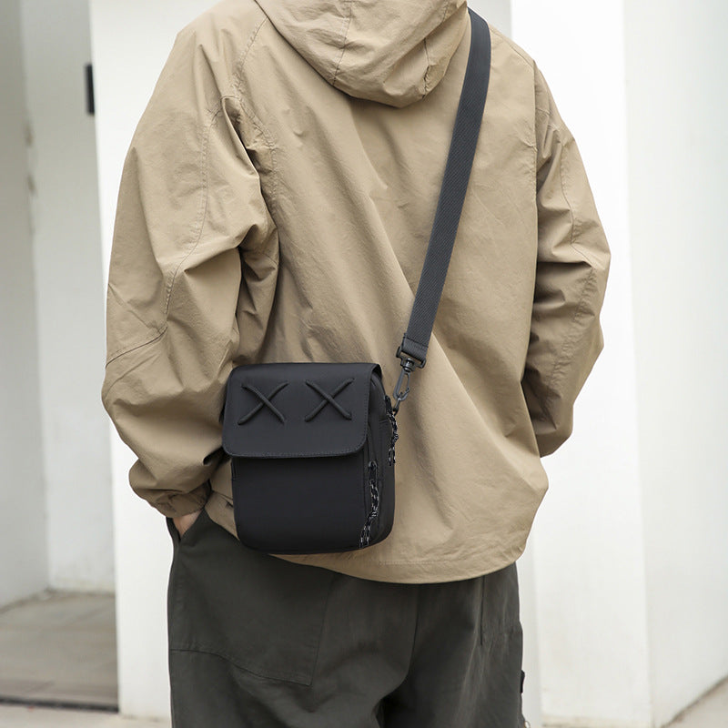 Men's Shoulder Bag Casual Simple Versatile Oxford Cloth Fashion Trendy Crossbody Bag