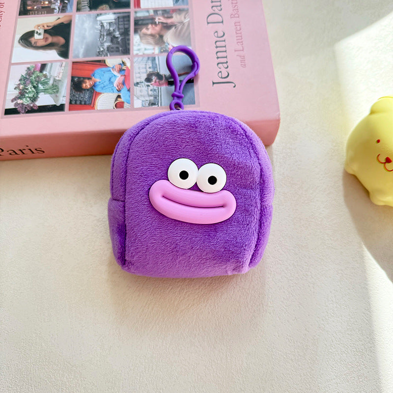Cute Cartoon Big Mouth Coin Purse Ugly and Cute Sausage Mouth Storage Bag Mini Portable Earphone Bag