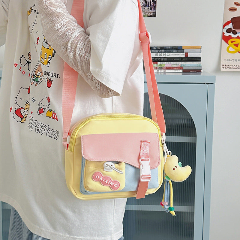 Women's Cross-Body Bag Small Square Bag Soft Nylon